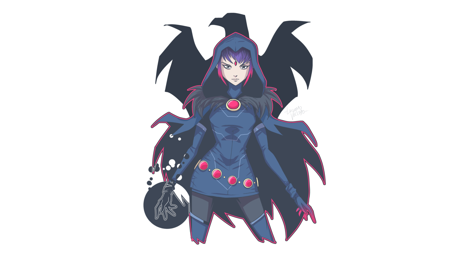 Wallpaper Raven, dc comics