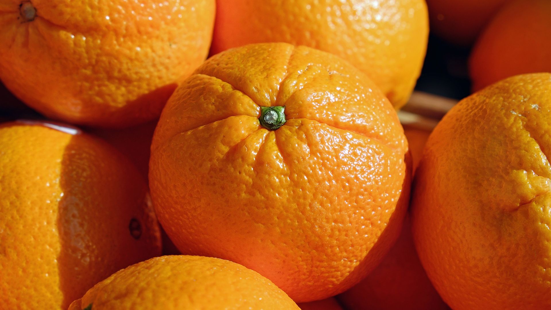 Wallpaper Oranges citrus fruits, Tangerine