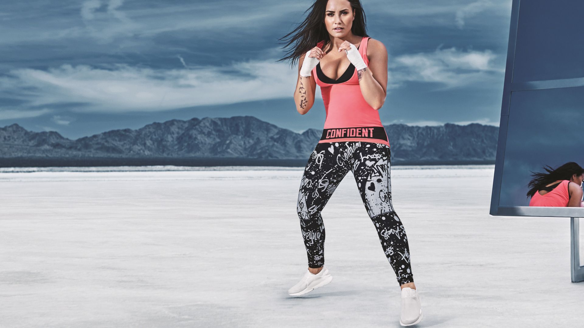 Wallpaper Demi Lovato, boxing, fitness, 2017, 5k
