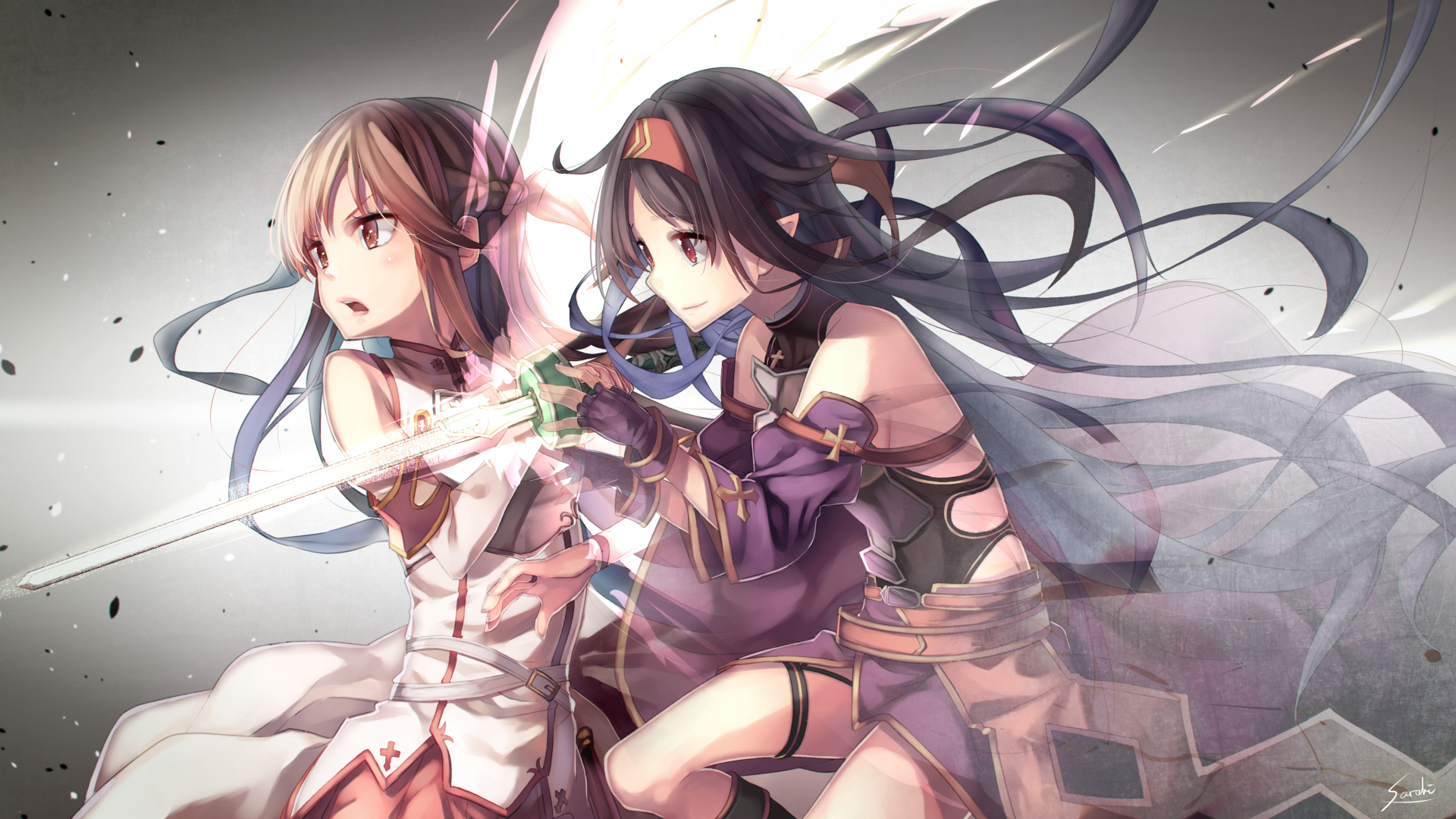 Wallpaper Anime girls, Sword Art Online