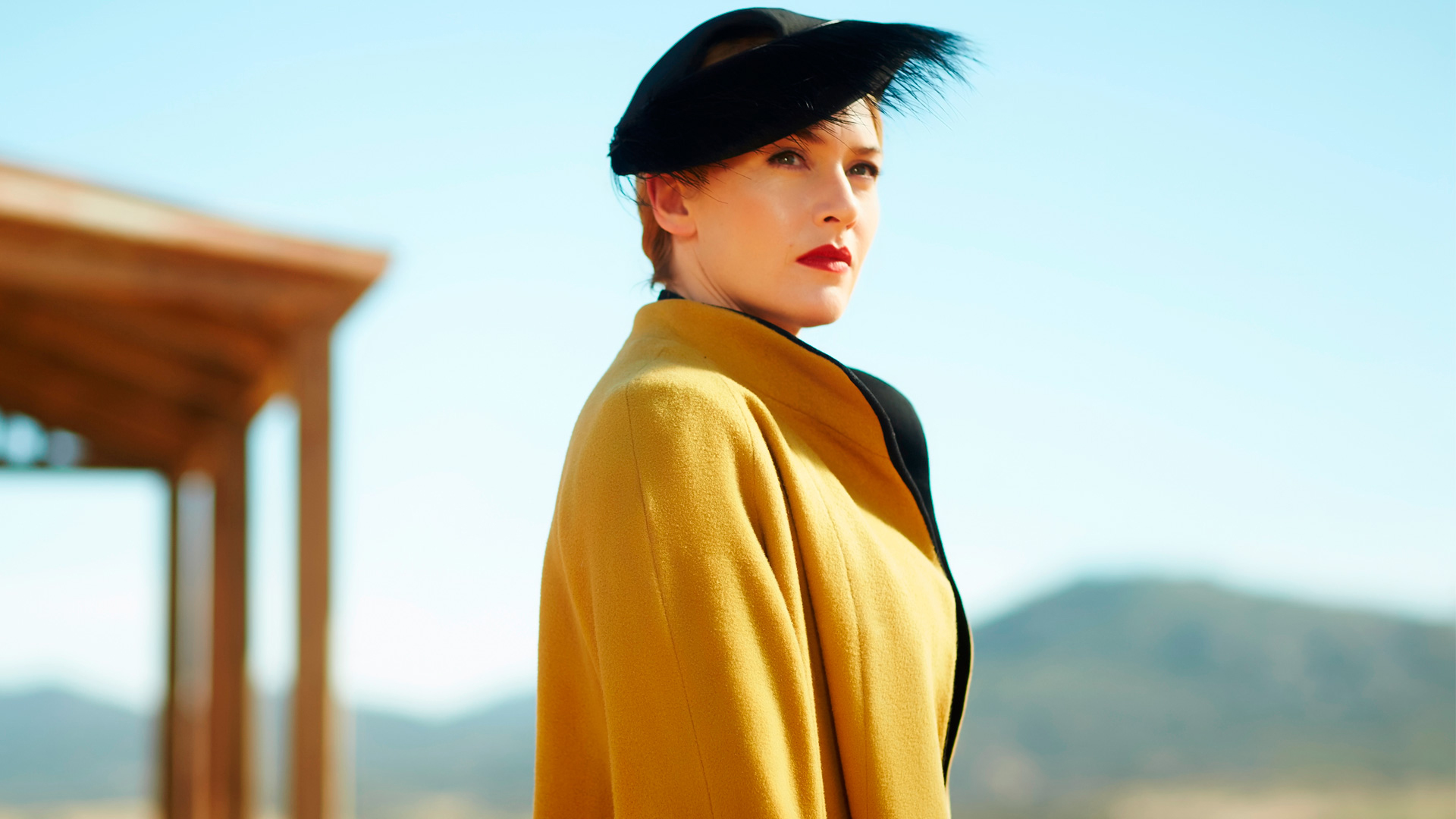 Wallpaper Kate Winslet, The Dressmaker, 2015 movie, celebrity, blonde, hat