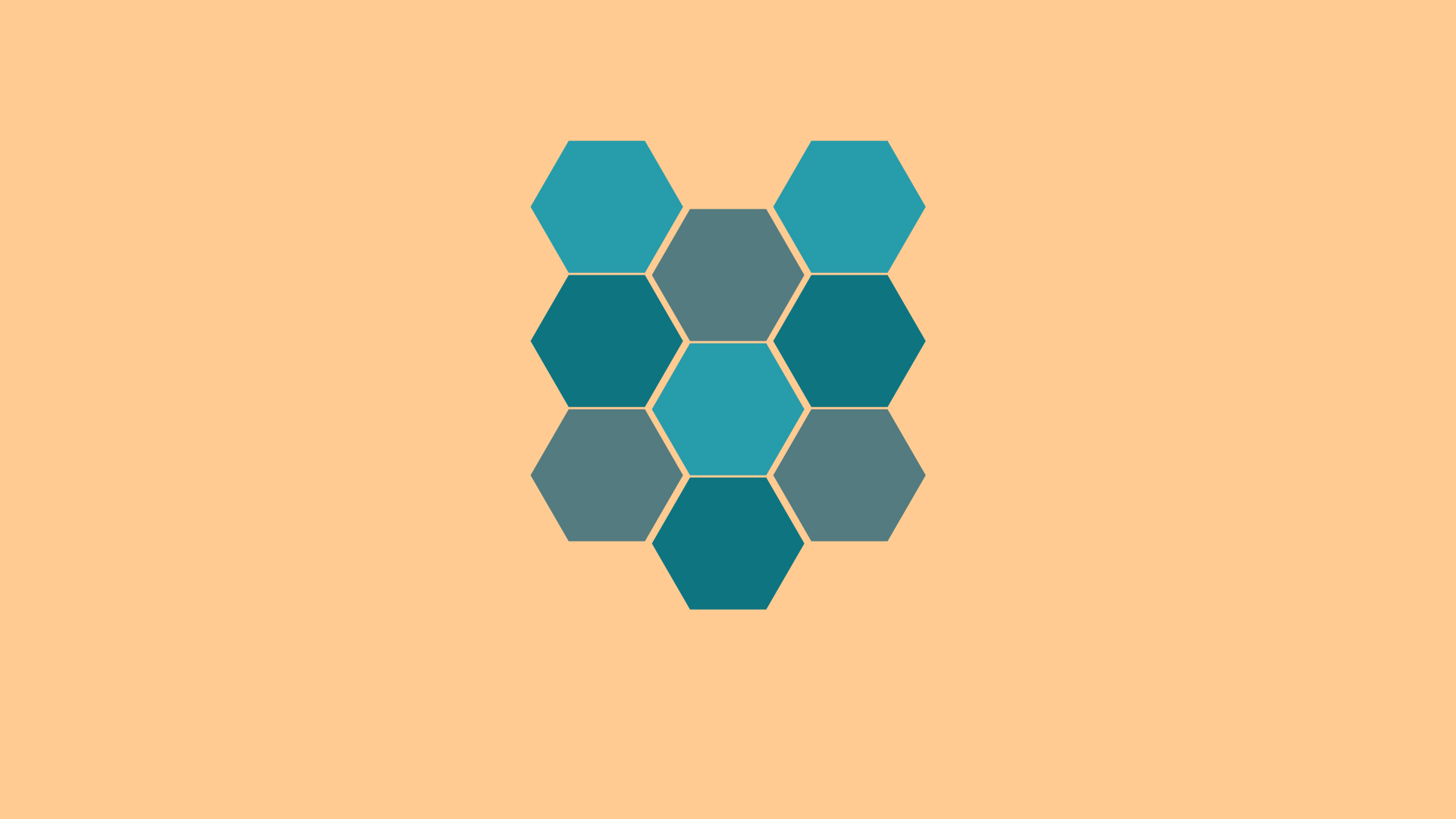Wallpaper Hexagons, minimal, abstract