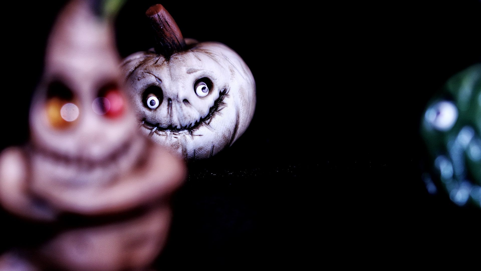 Wallpaper Pumpkin, miniature, Halloween, blur