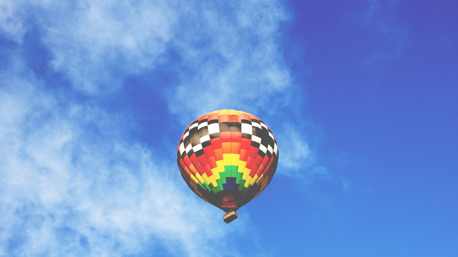 Desktop Wallpaper Hot Air Balloon In Sky, Hd Image, Picture, Background,  T3curb