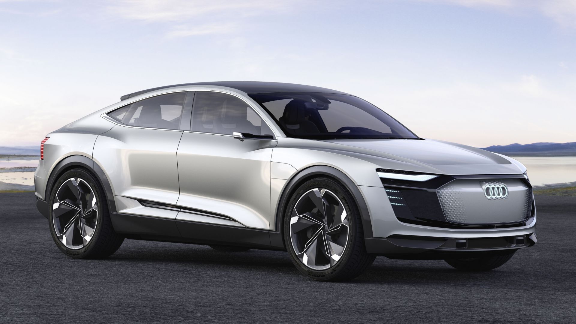 Wallpaper 2017 Audi e-tron, future car