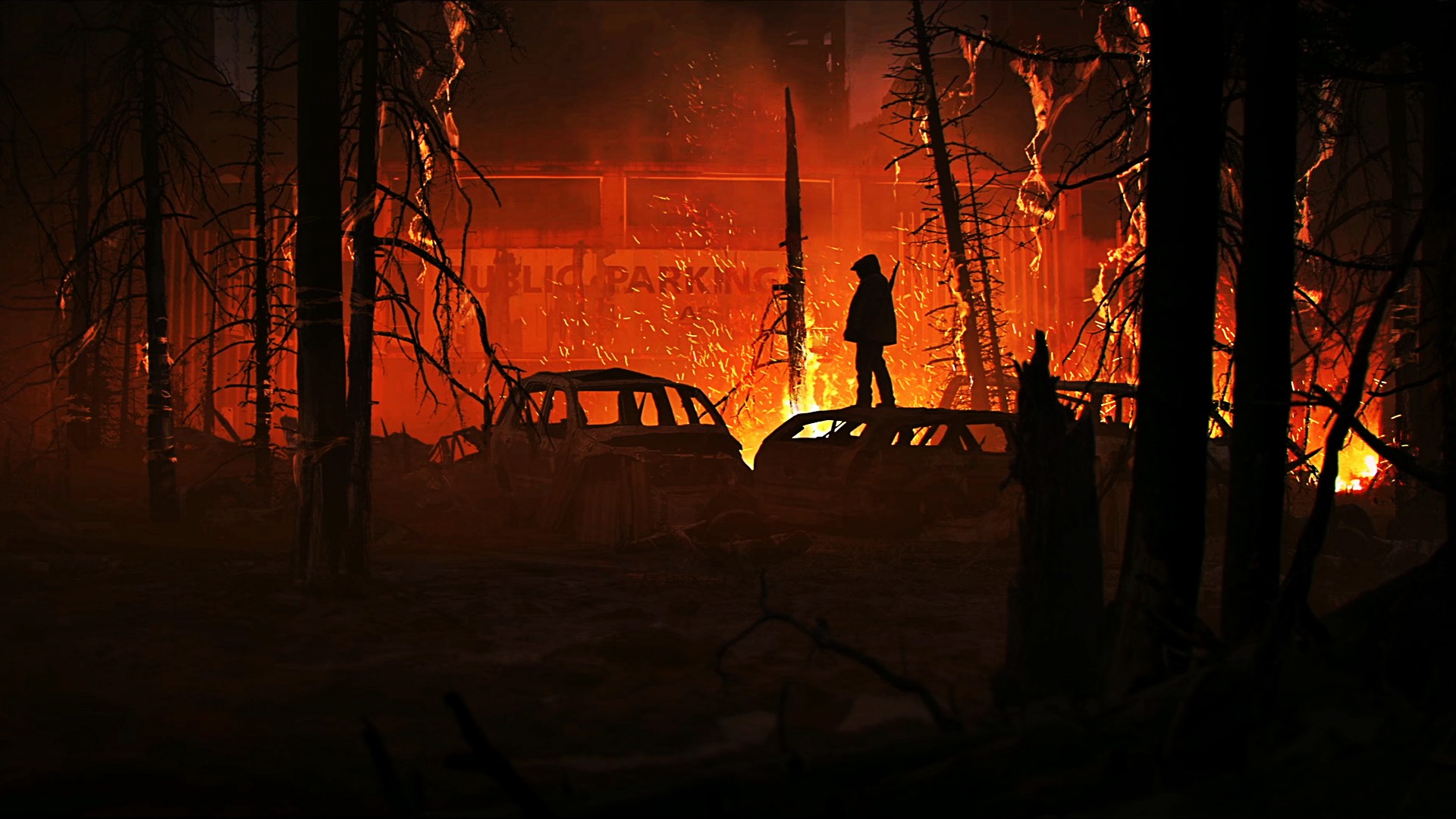 Wallpaper The last of us video game concept artwork