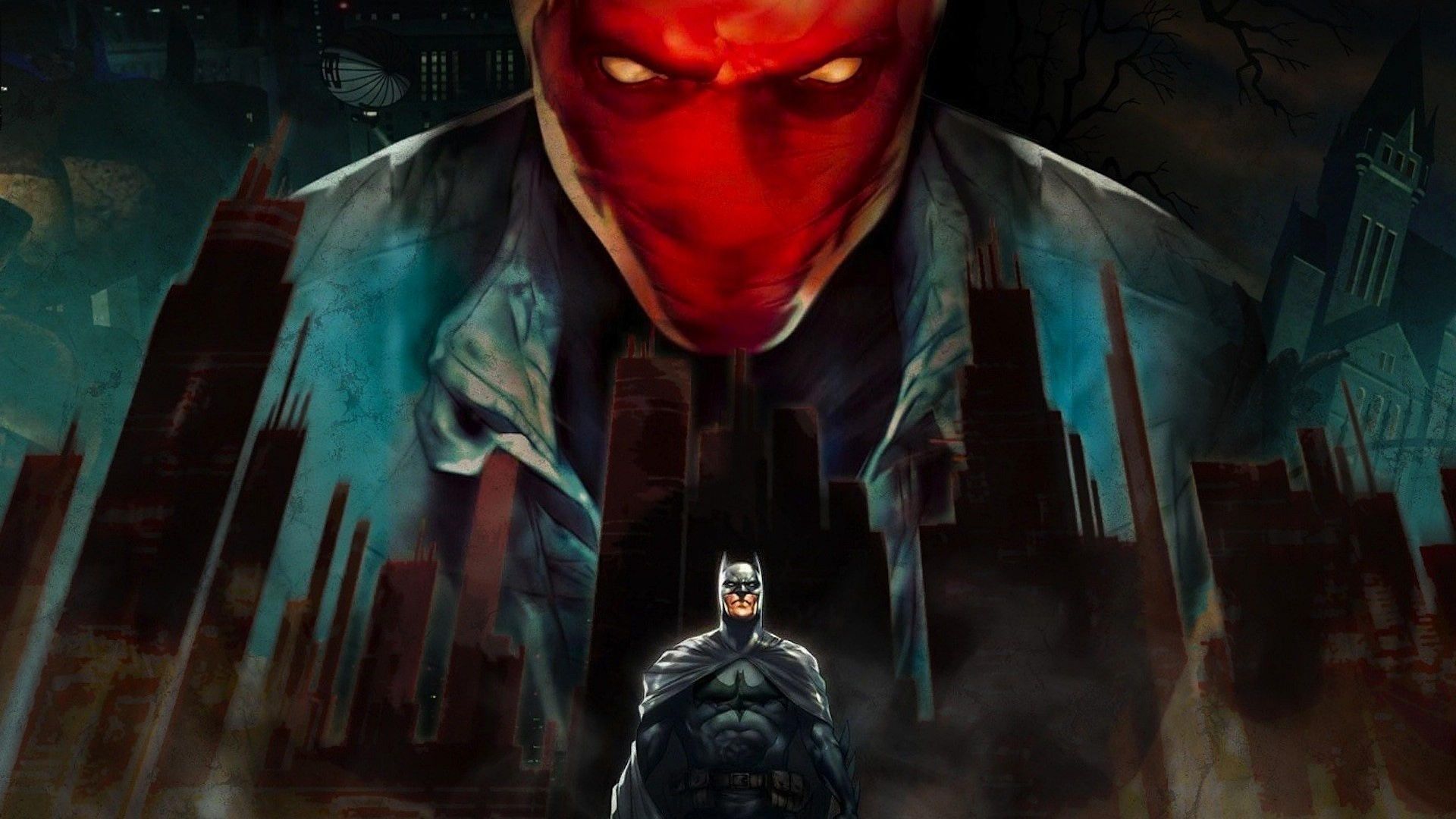 Wallpaper Batman: Under the Red Hood animation movie