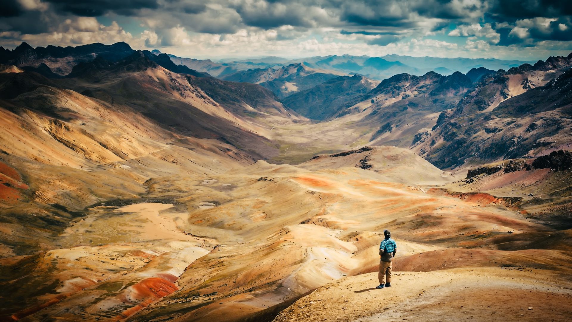 Wallpaper Peru, valley, landscape, mountains