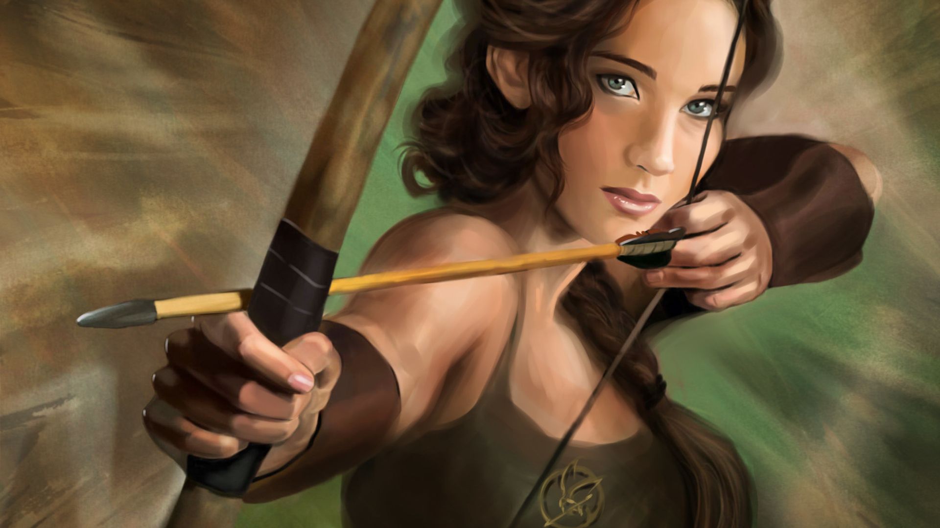 Wallpaper The Hunger Games, movie, art, archer