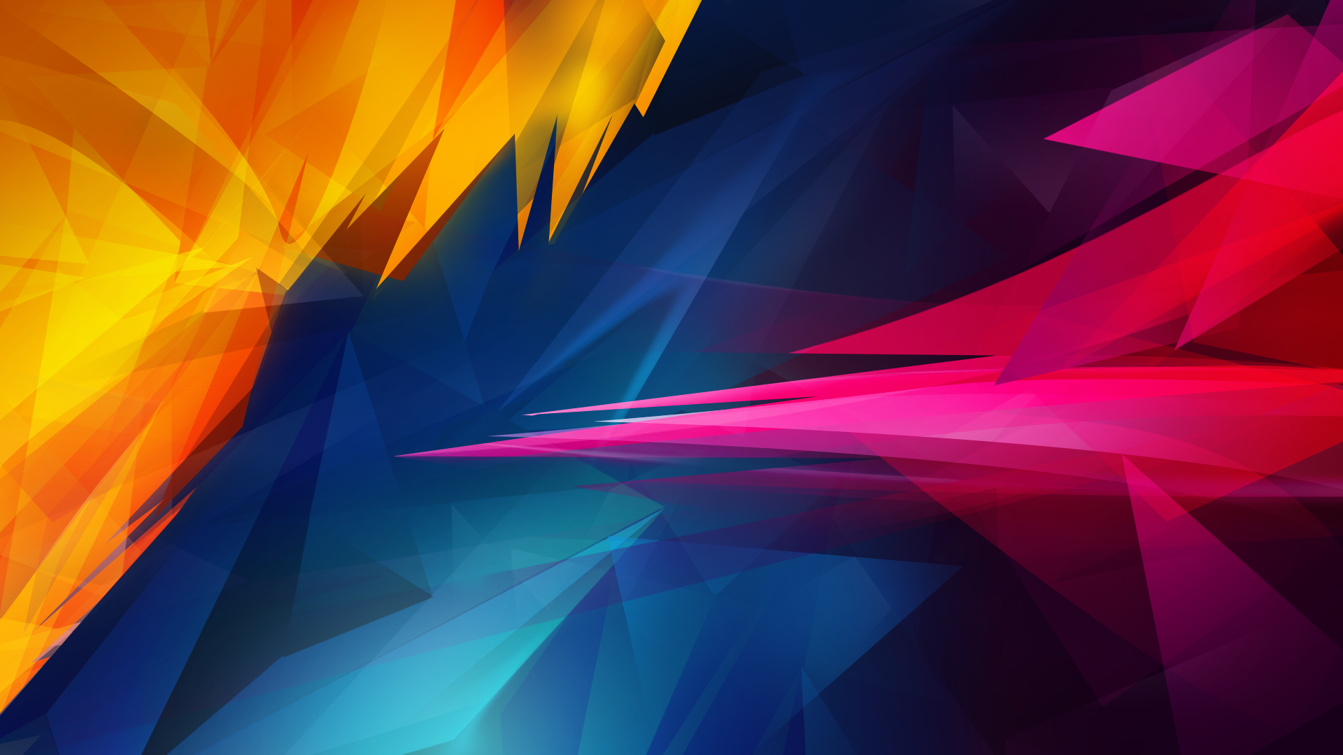 Wallpaper 3D Colorful abstract illustration 
