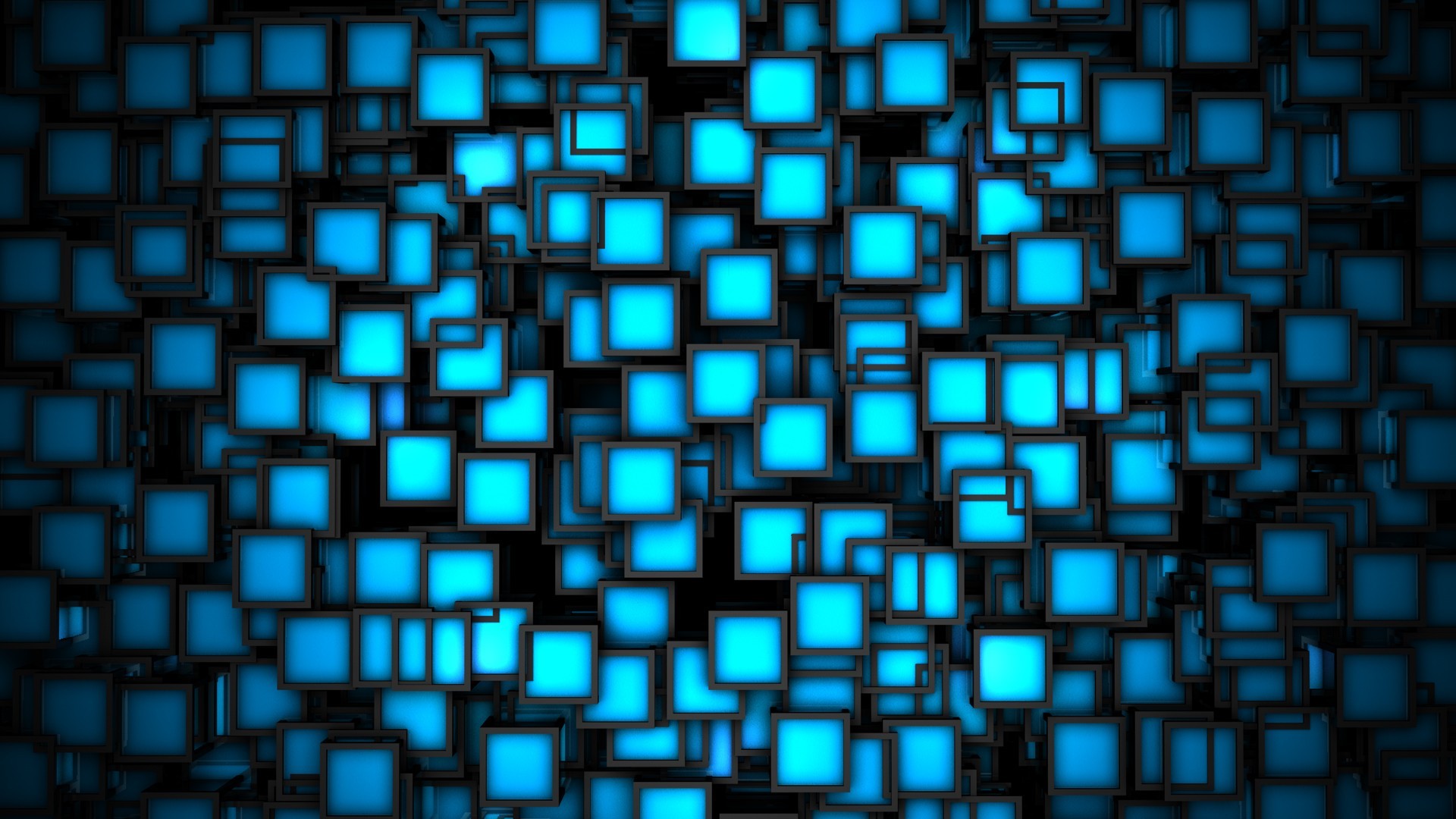 Wallpaper Abstract blue squares