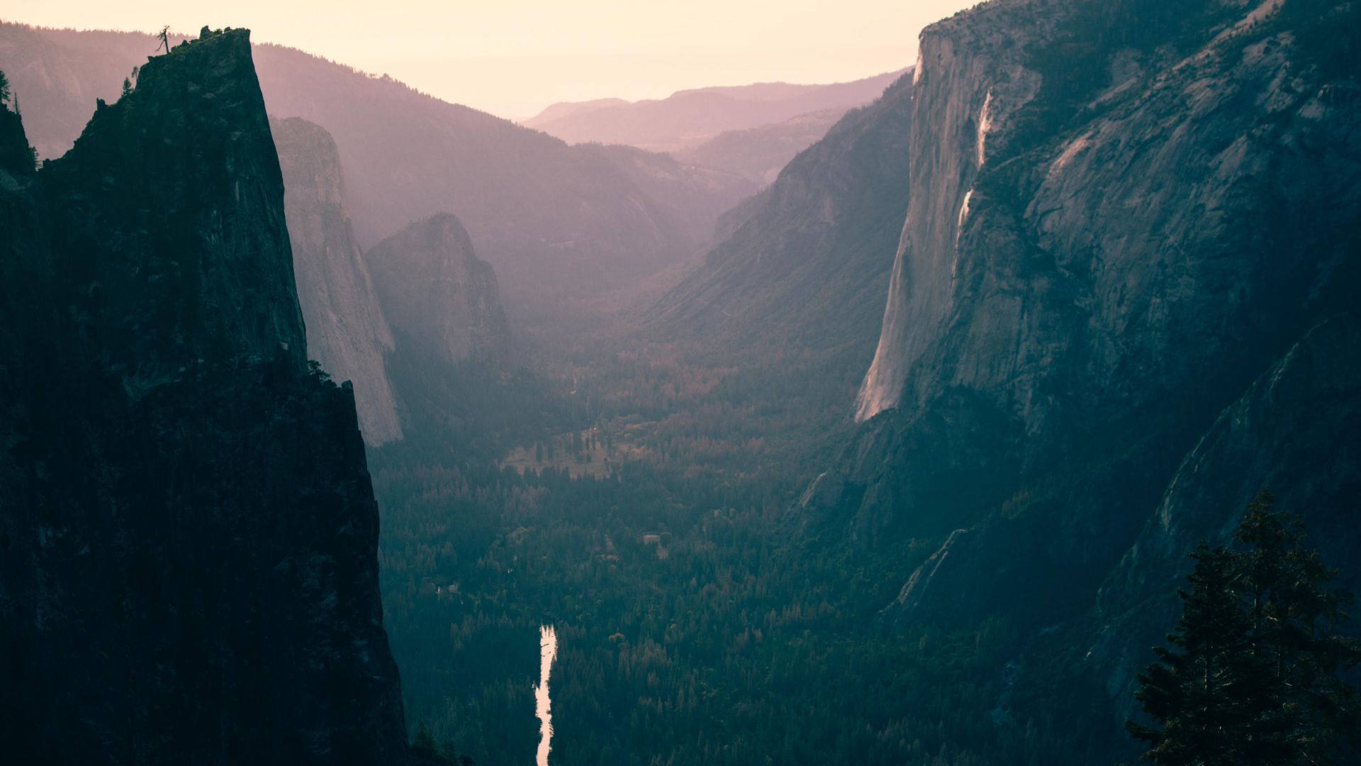 Wallpaper Yosemite valley of Yosemite national park