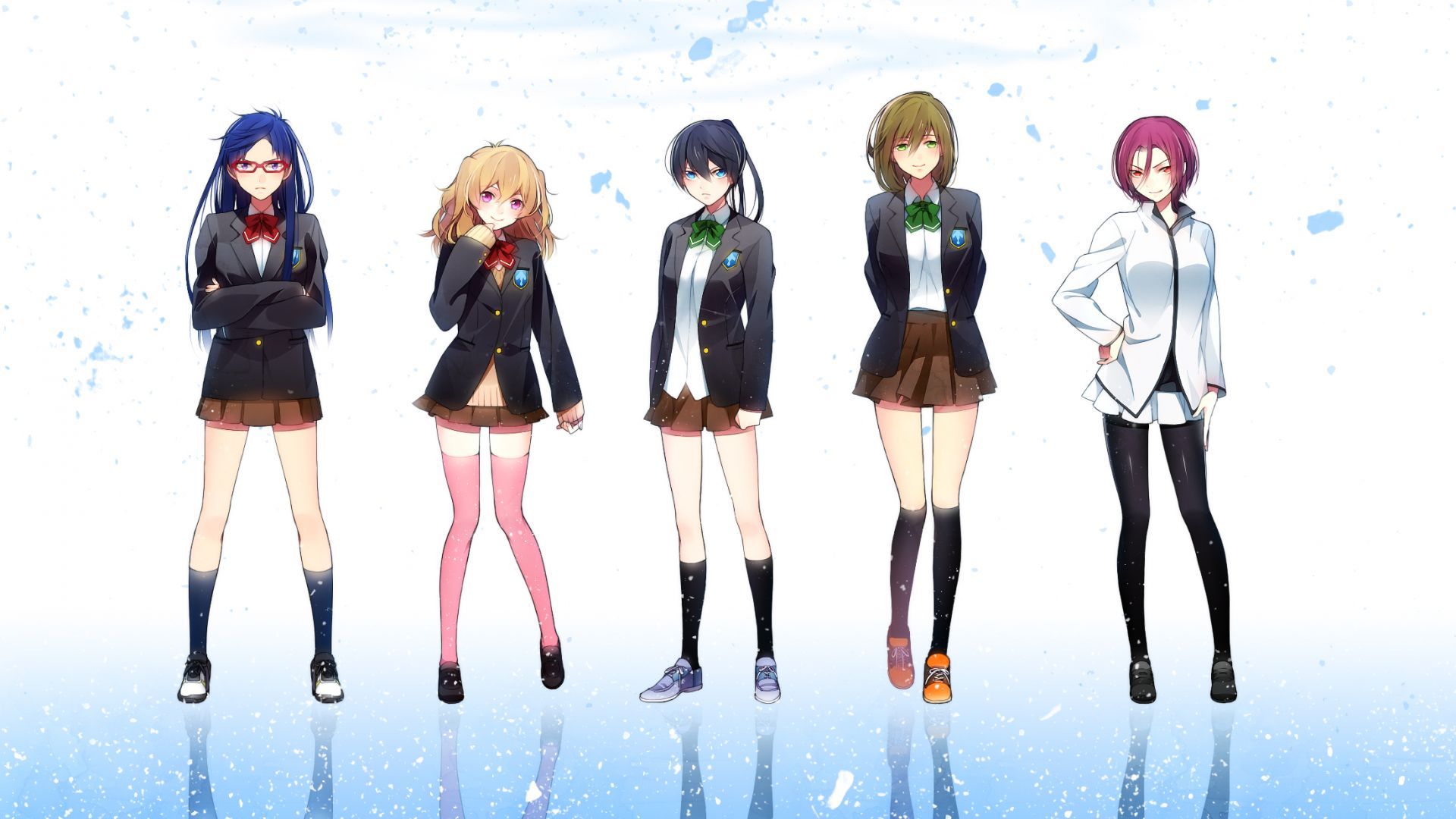 Wallpaper Anime girls, free!