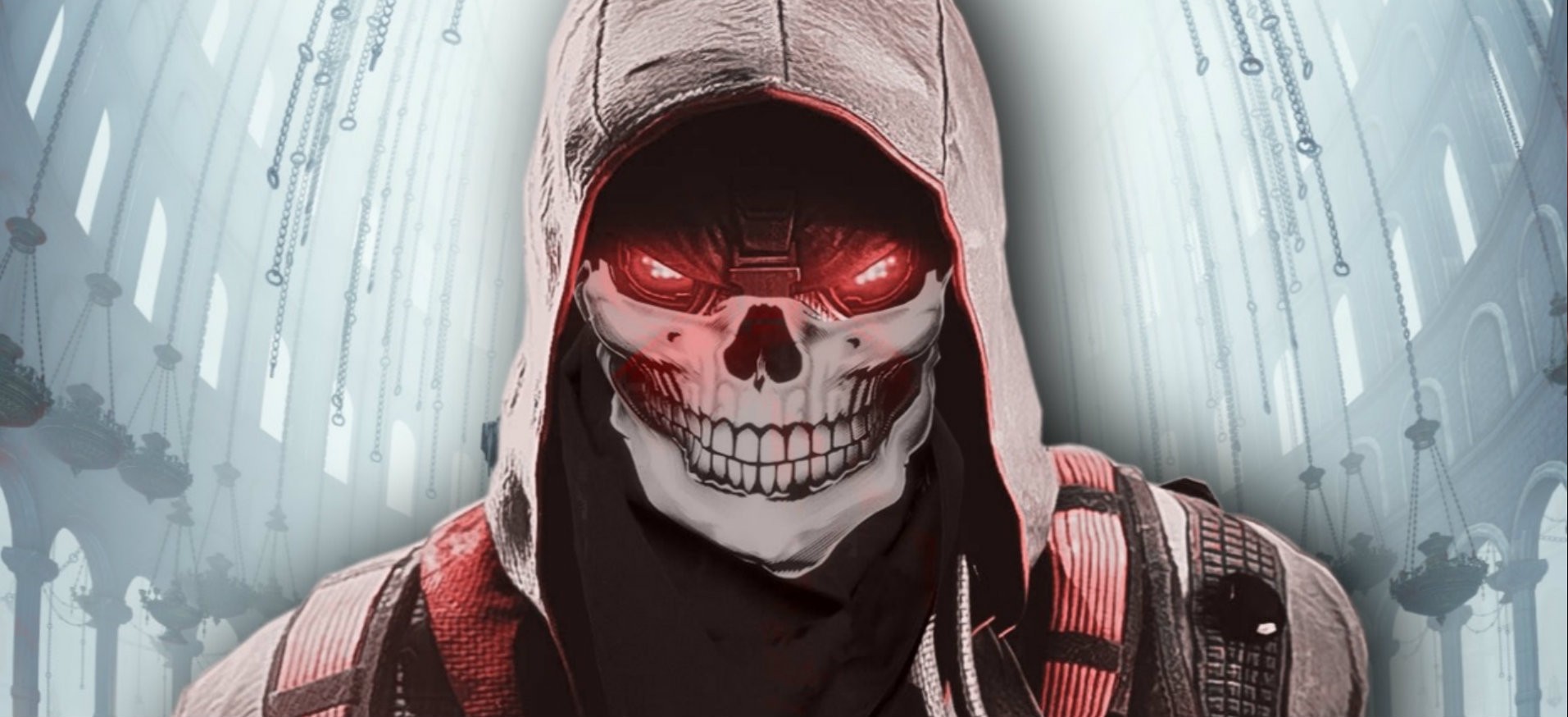 Wallpaper Killzone Shadow Fall video game, skull