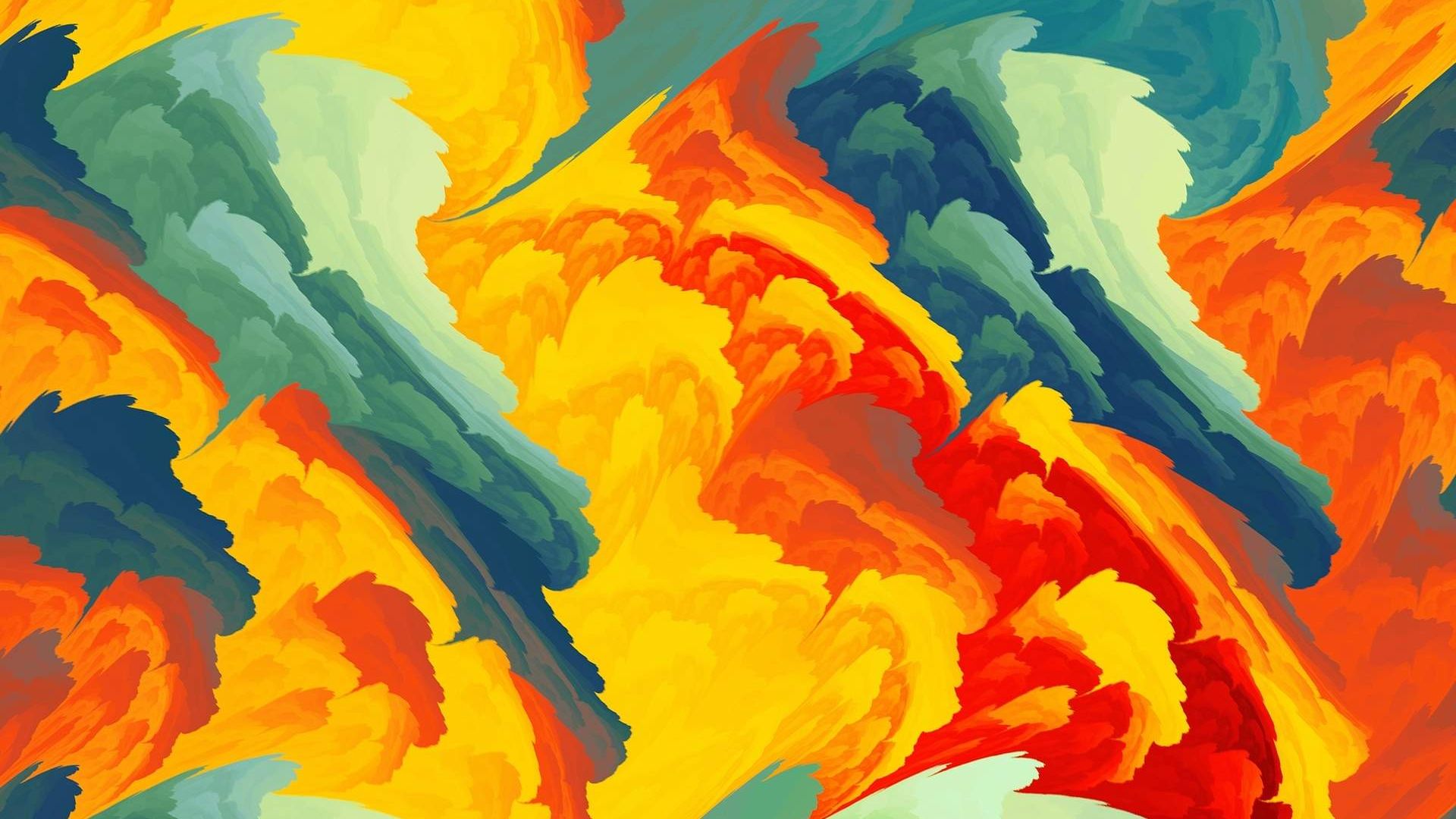 Wallpaper Colors painting, abstract