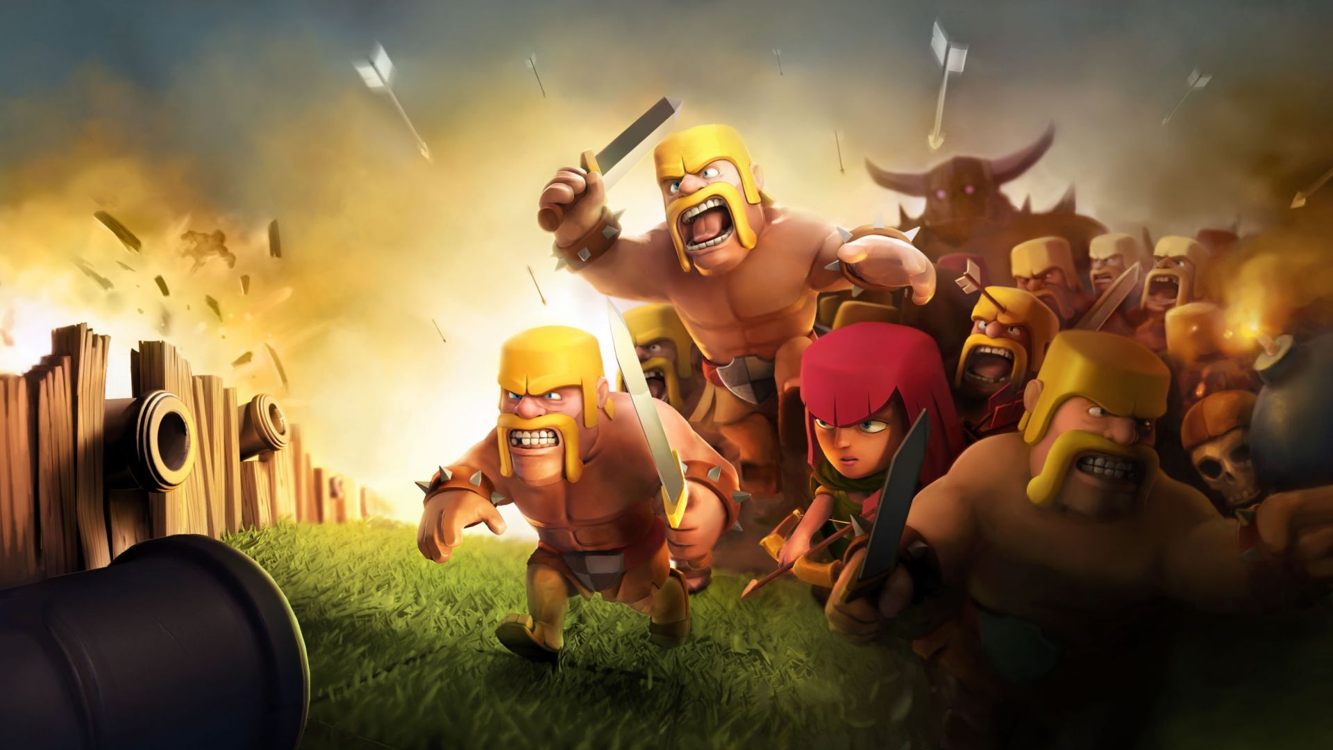 Wallpaper Clash of clans game
