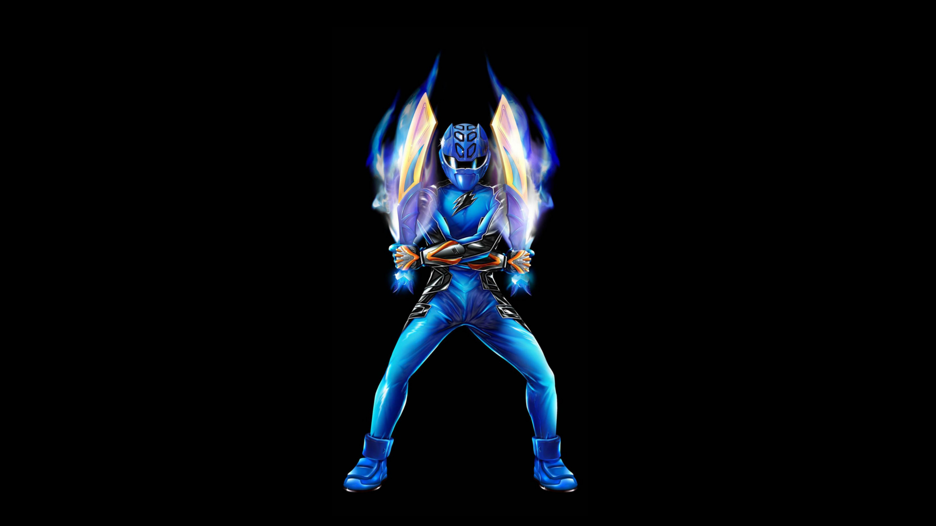 Desktop Wallpaper Blue Ranger, Power Rangers, Hd Image, Picture