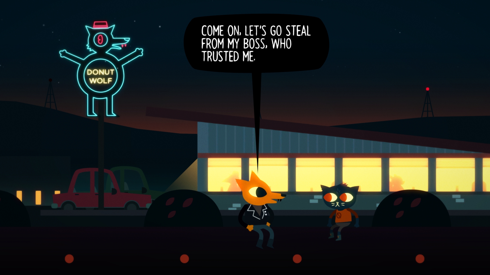 Wallpaper Night in the woods video game, gaming