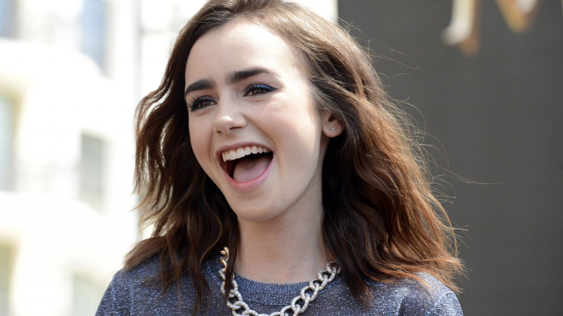 Wallpaper Lily Collins, gorgeous celebrity