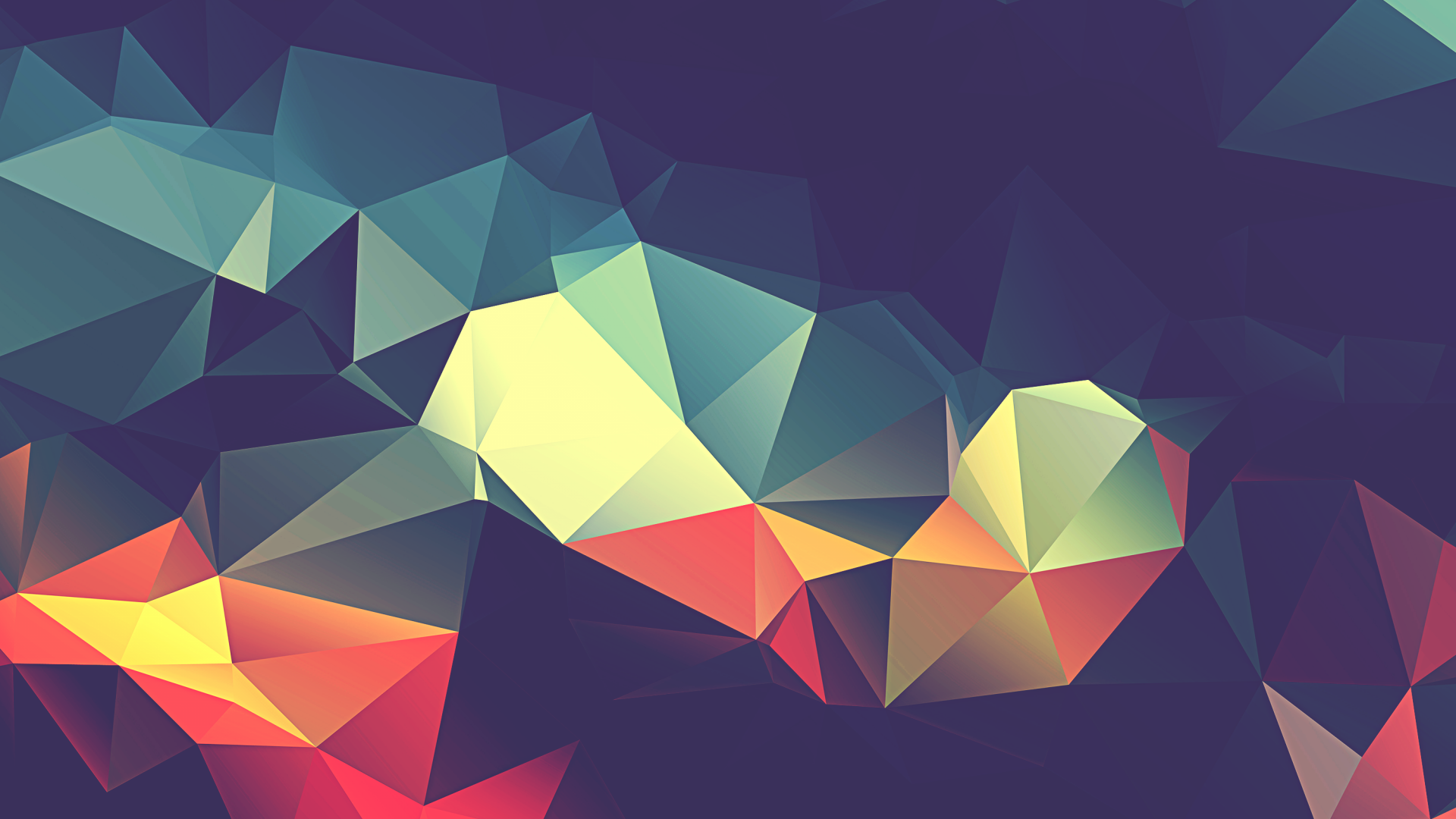 Wallpaper Low poly, abstract artwork