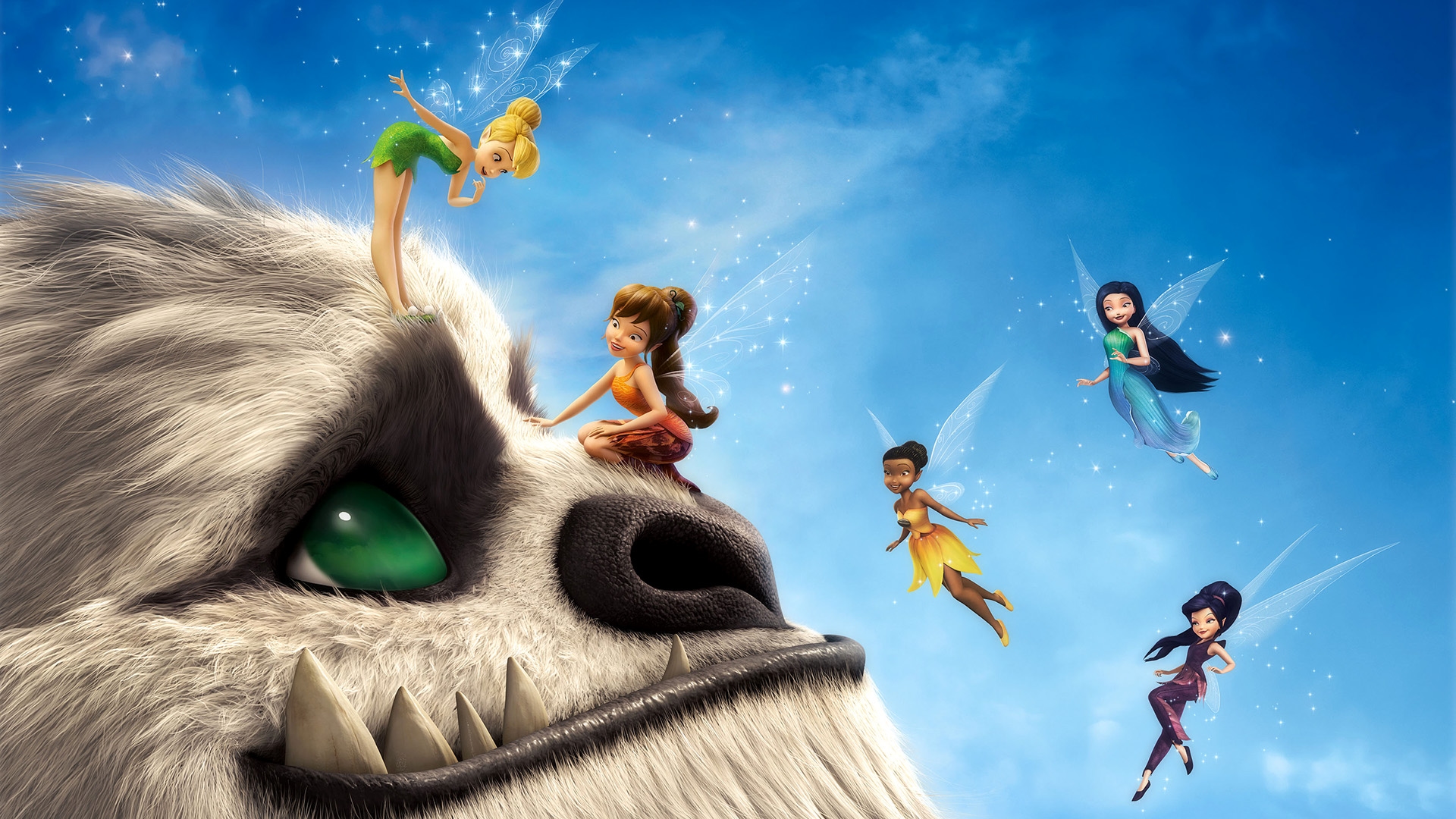 Wallpaper Tinker Bell and the Legend of the NeverBeast animated movie