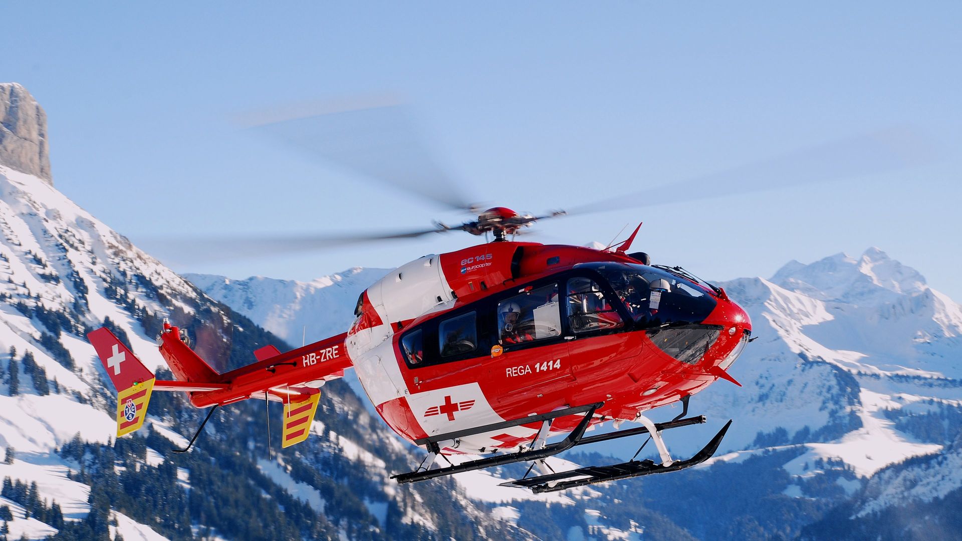 Wallpaper Helicopter Eurocopter EC145