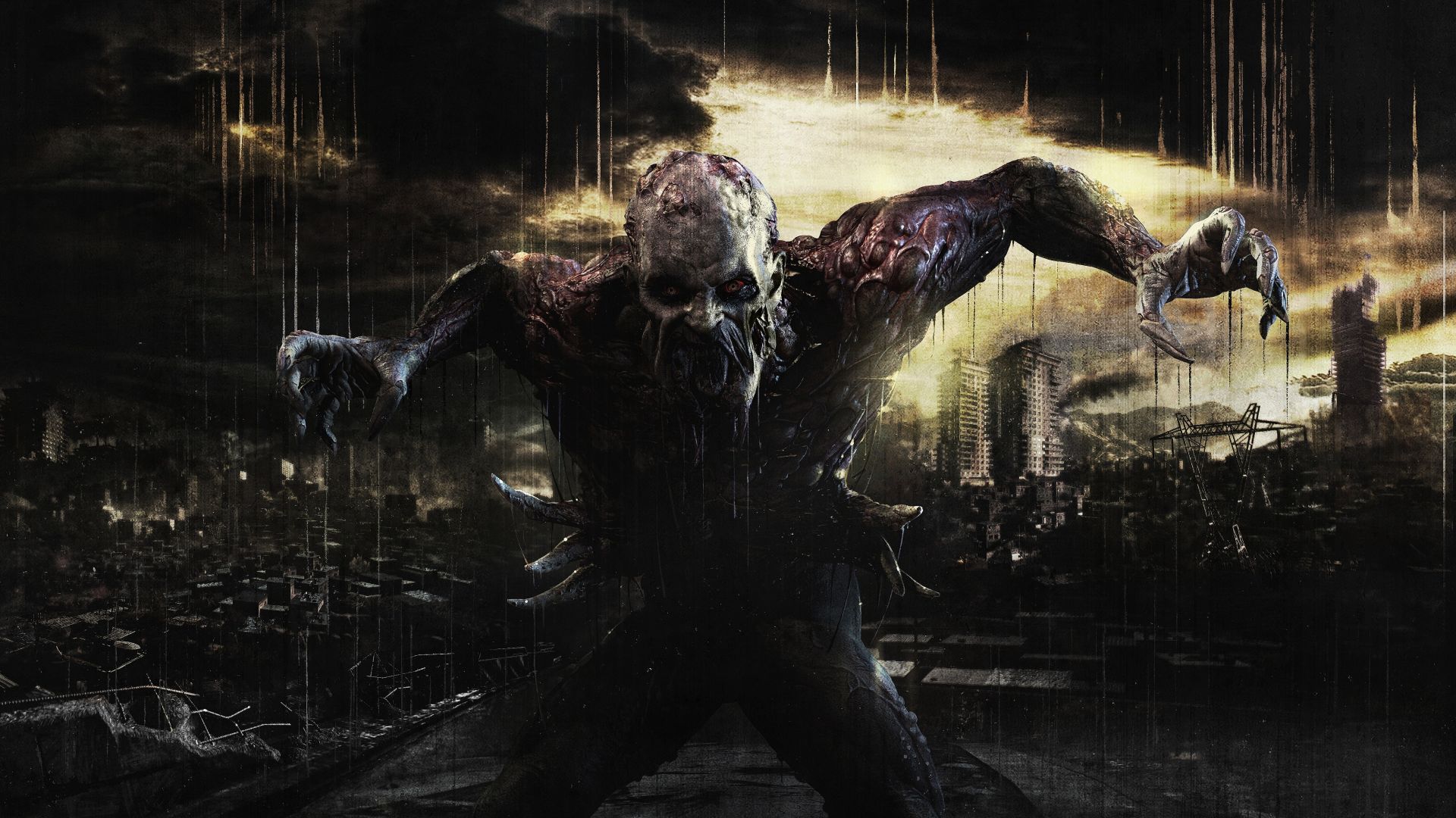 Wallpaper Dying Light video game, Zombie