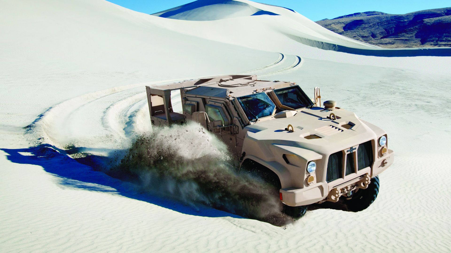 Wallpaper Joint light tactical vehicle, truck, desert