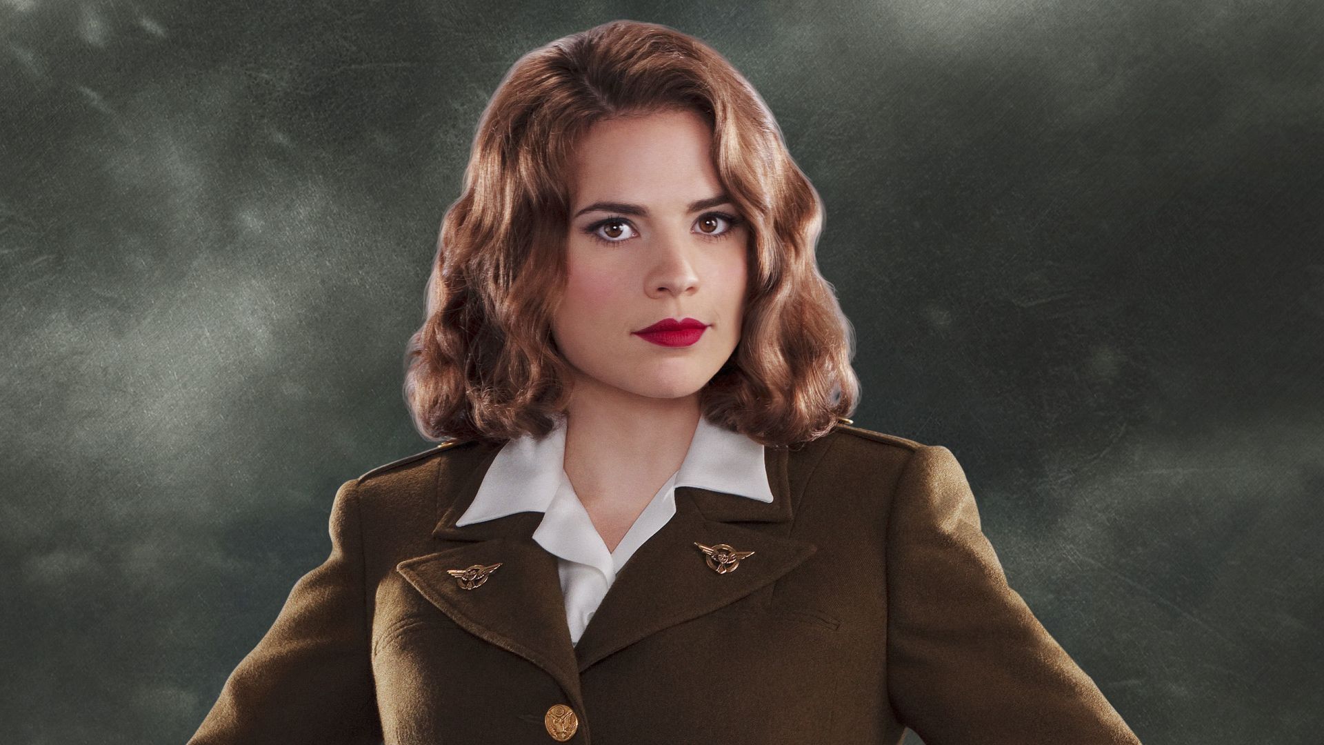 Wallpaper Red head, celebrity, Hayley Atwell, red lips