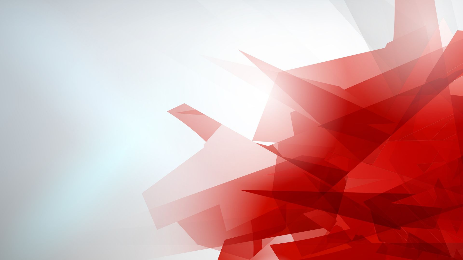 Wallpaper Red, abstract, low poly art
