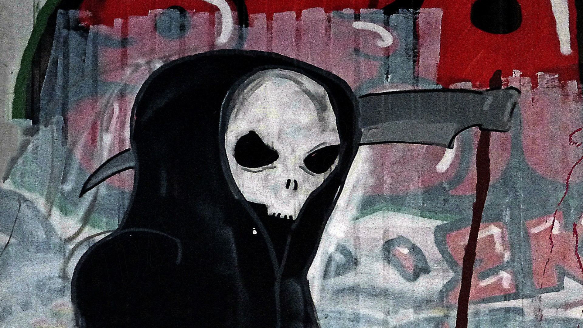 Wallpaper Artwork of grim reaper