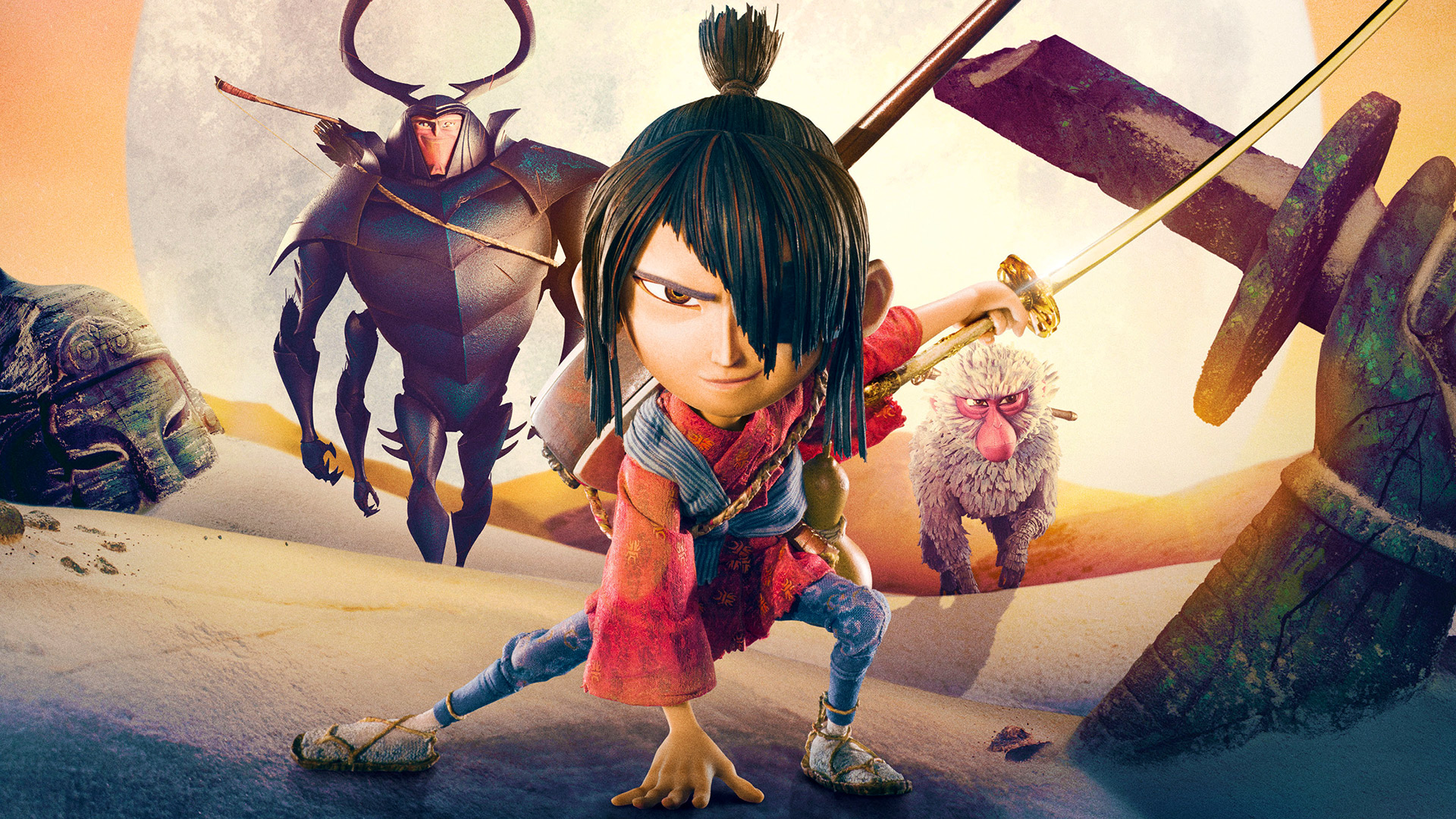Wallpaper Kubo and the Two Strings animation movie