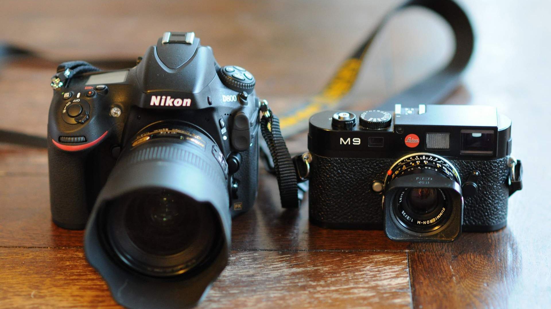 Wallpaper Leica camera and nikon camera