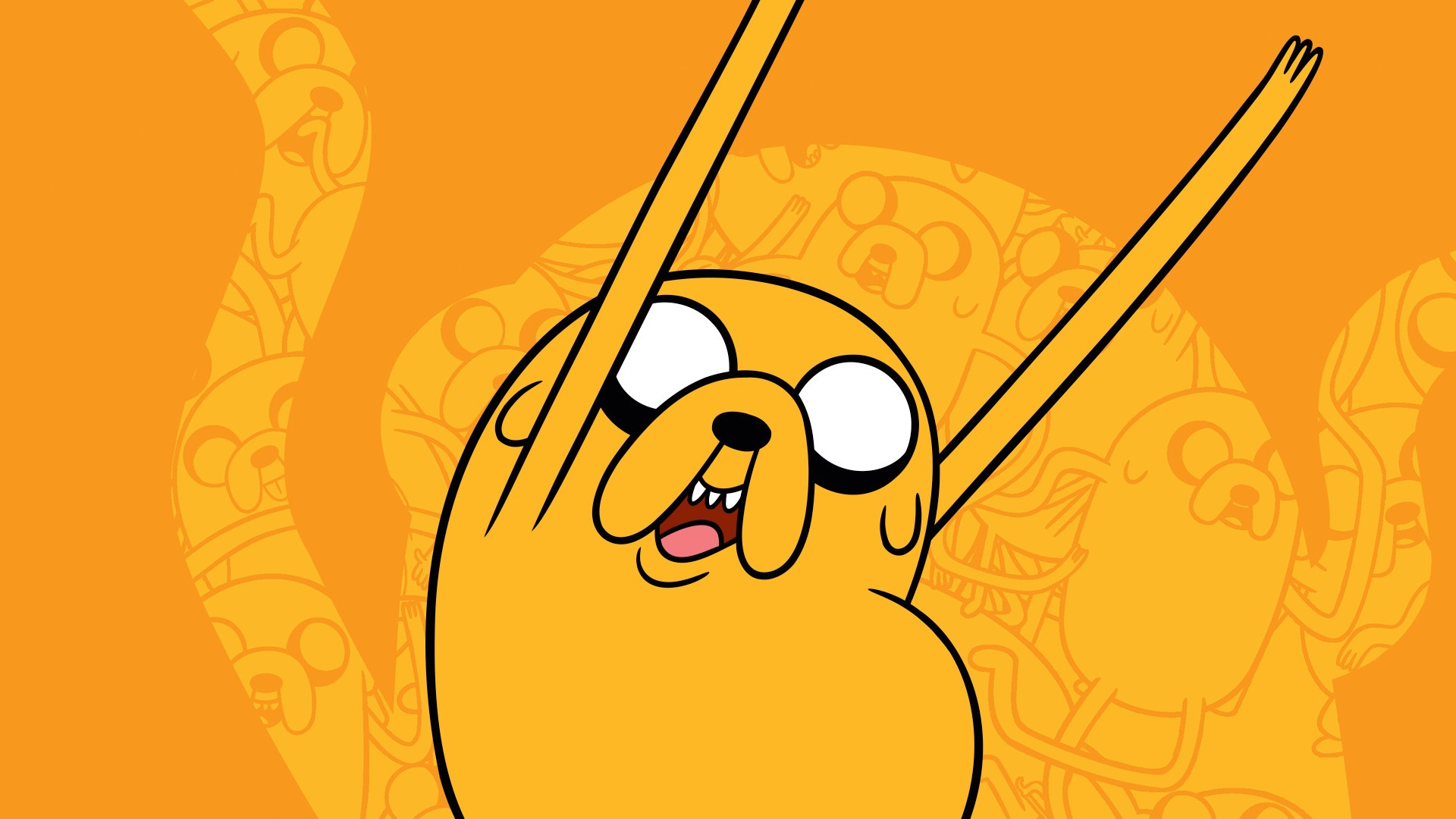 Wallpaper Jake the Dog of Adventure Time cartoon