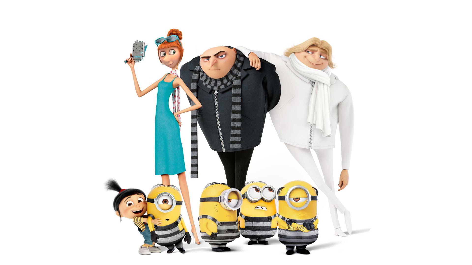 Wallpaper Despicable Me 3, animation movie, all cast, minions