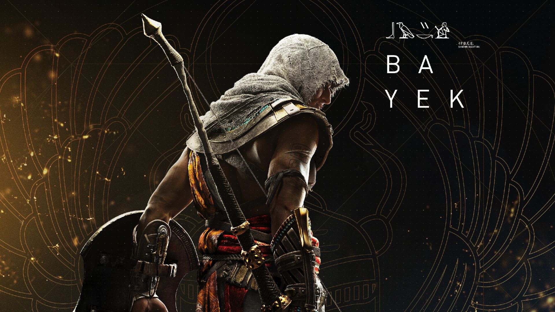 Wallpaper Bayek - Assassin's Creed Origins, game, warrior, 4k, 8k