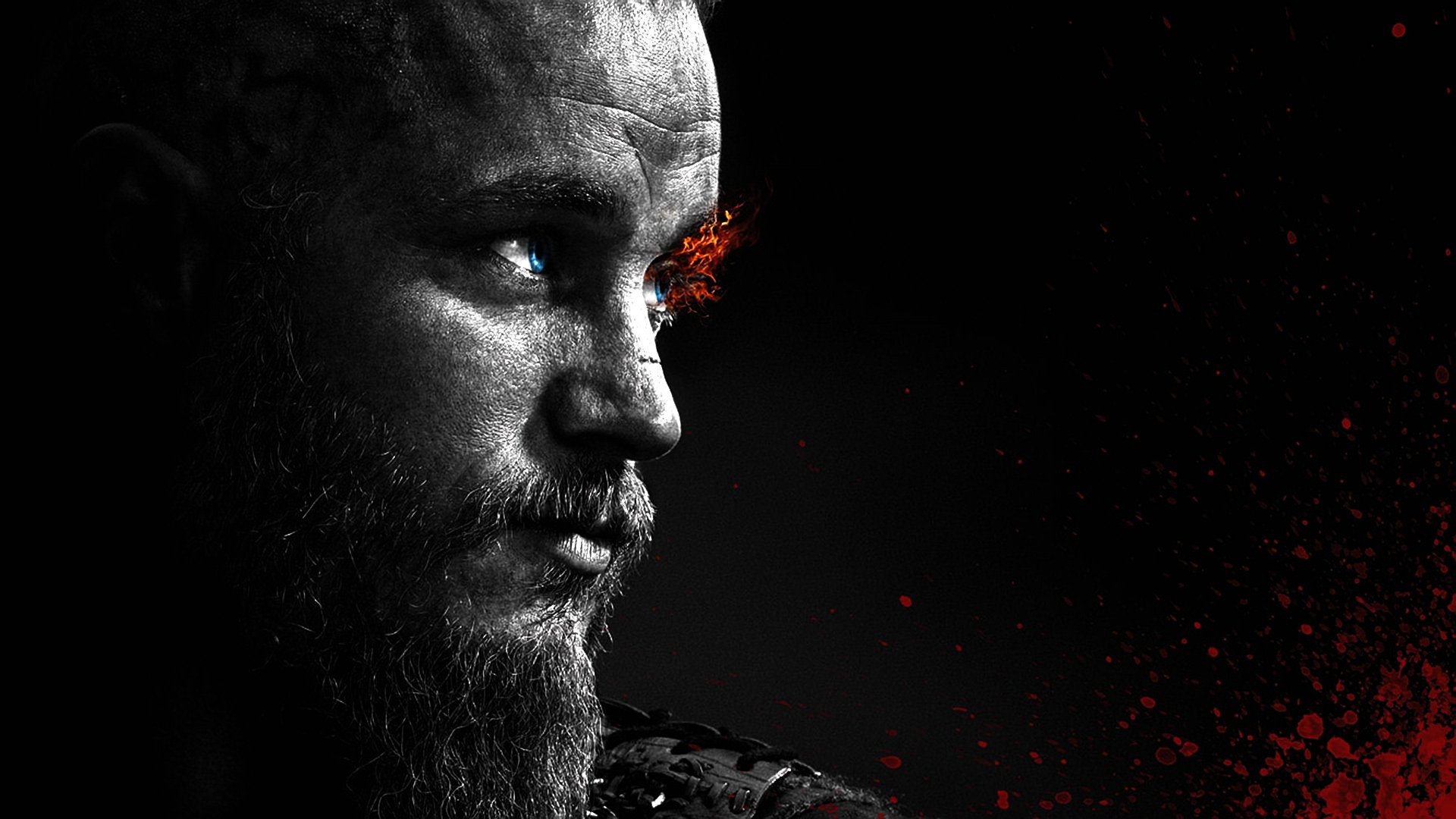 Wallpaper Ragnar, vikings tv series, dark