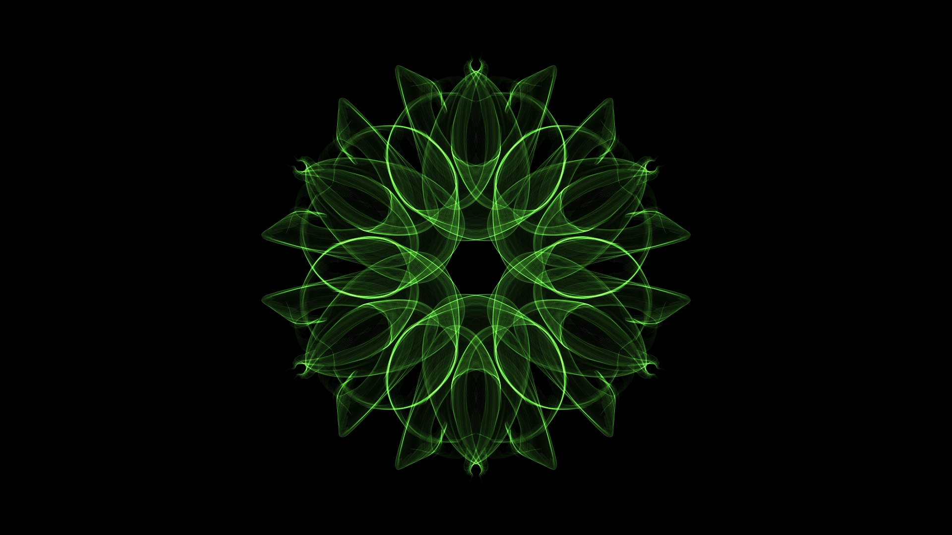 Wallpaper Mandala, abstract, colorful, pattern, green