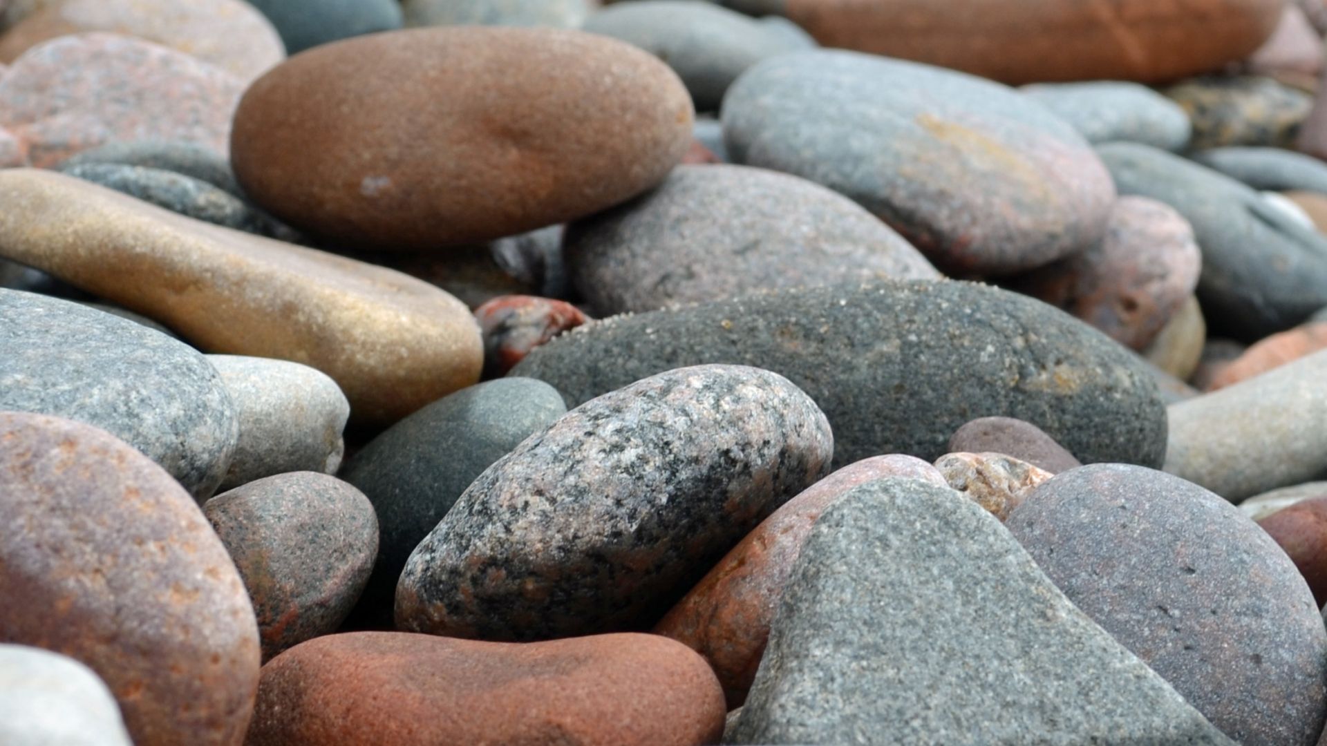 Wallpaper Rocks, pebbles, stones of river