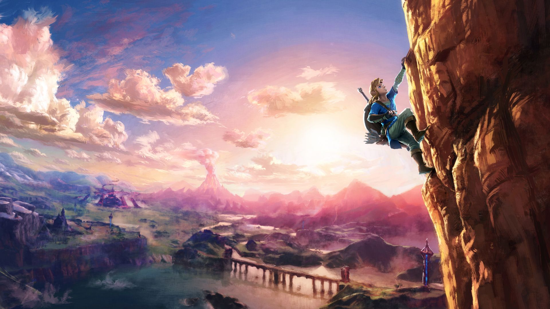 Wallpaper The Legend of Zelda: Breath of the Wild video game, gaming