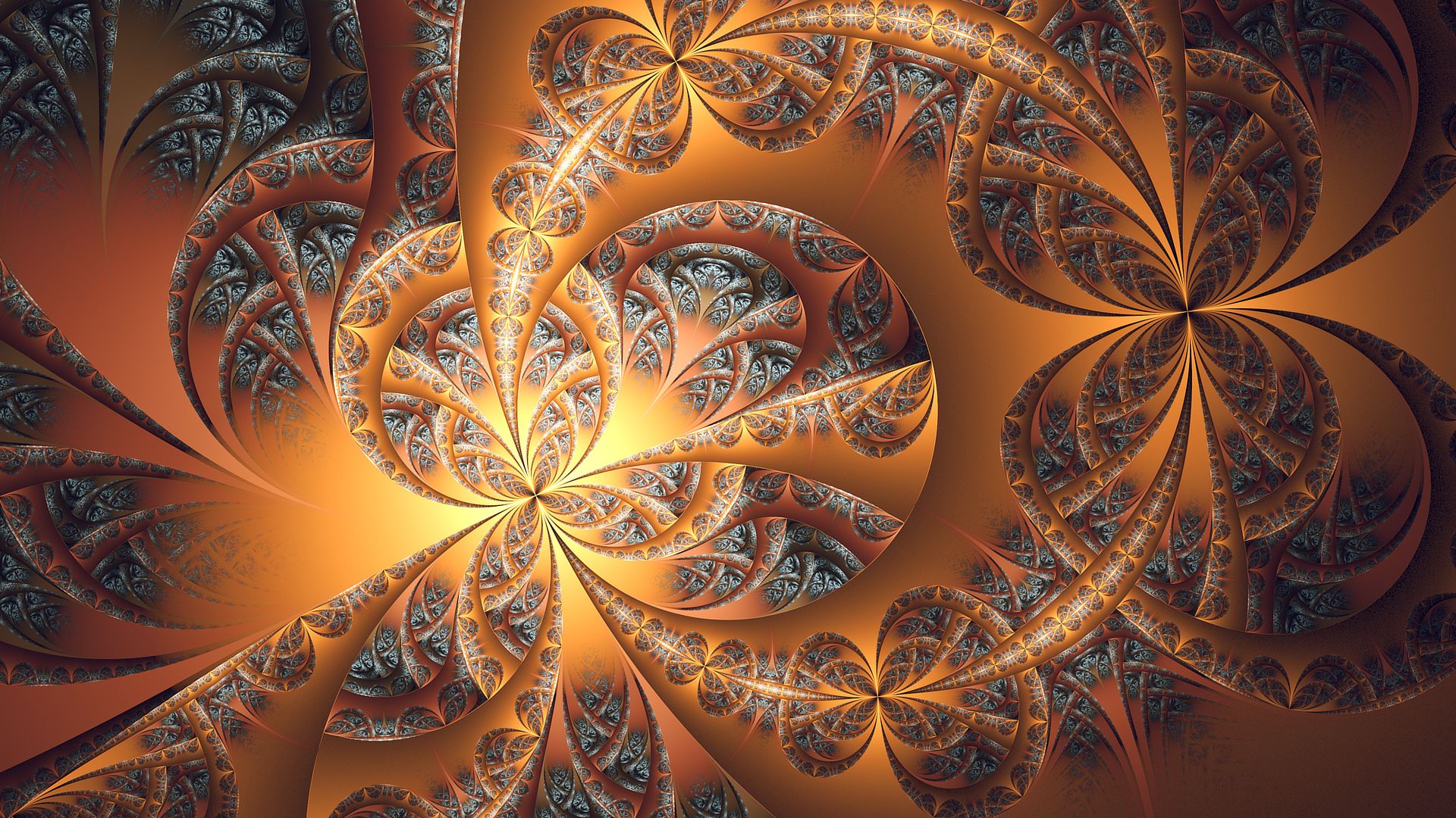 Wallpaper Spiral, fractal artwork