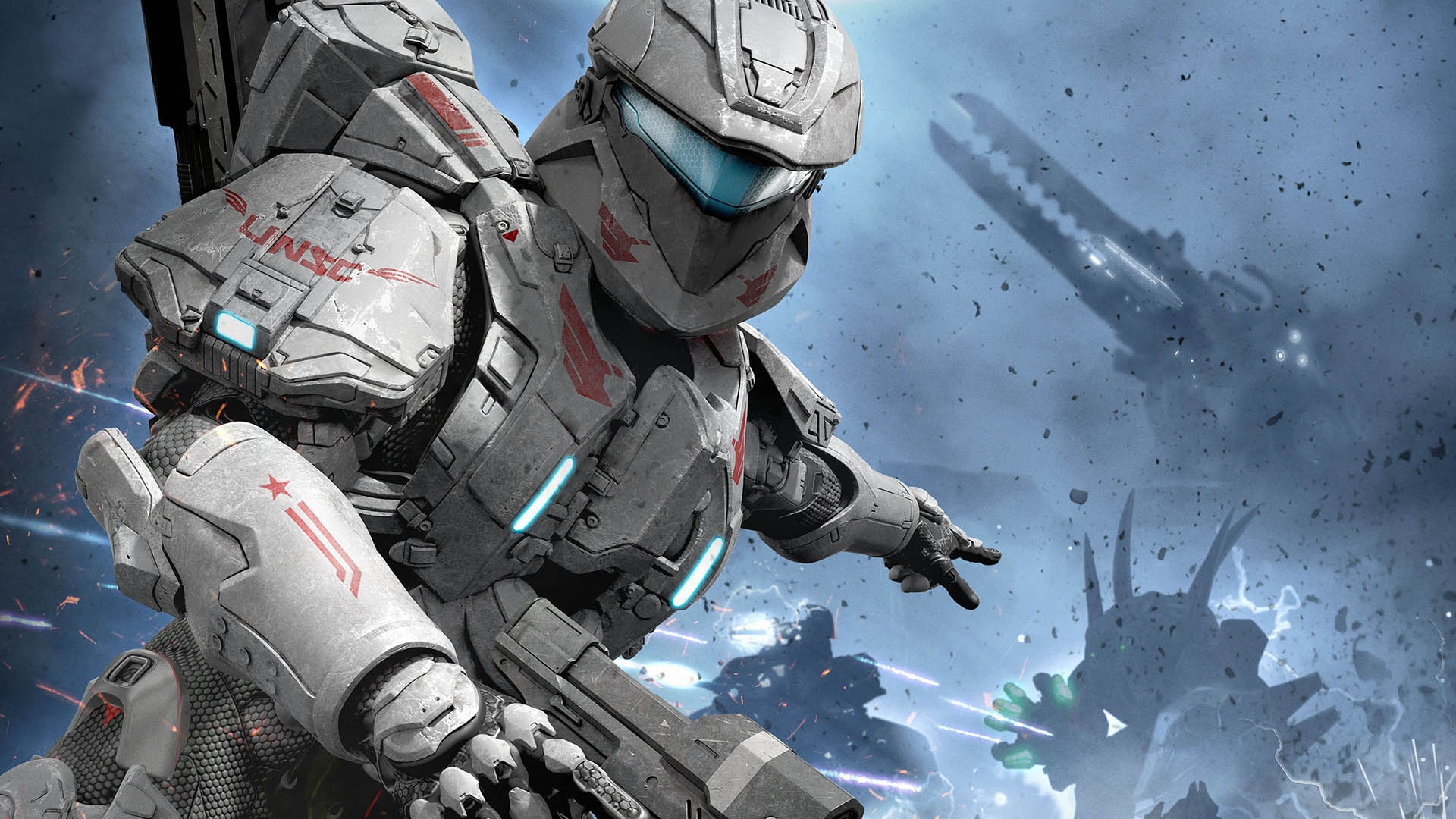 Wallpaper Halo: Spartan Assault, video game, solider