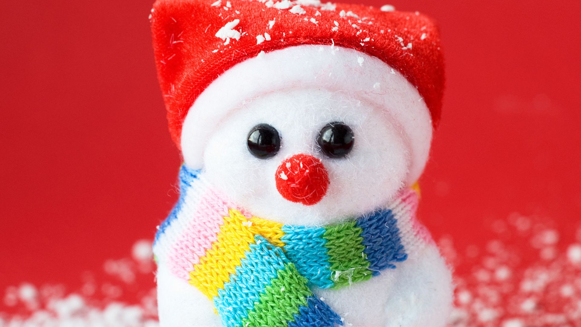 Wallpaper Cute small snowman