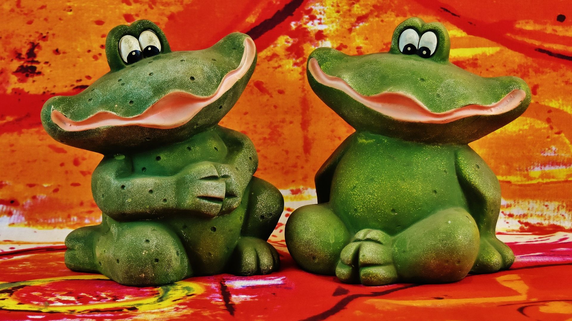 Wallpaper Frogs toys, toys, funny