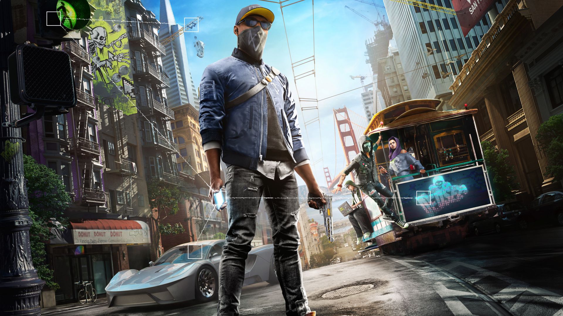 Wallpaper Watch dogs 2 game