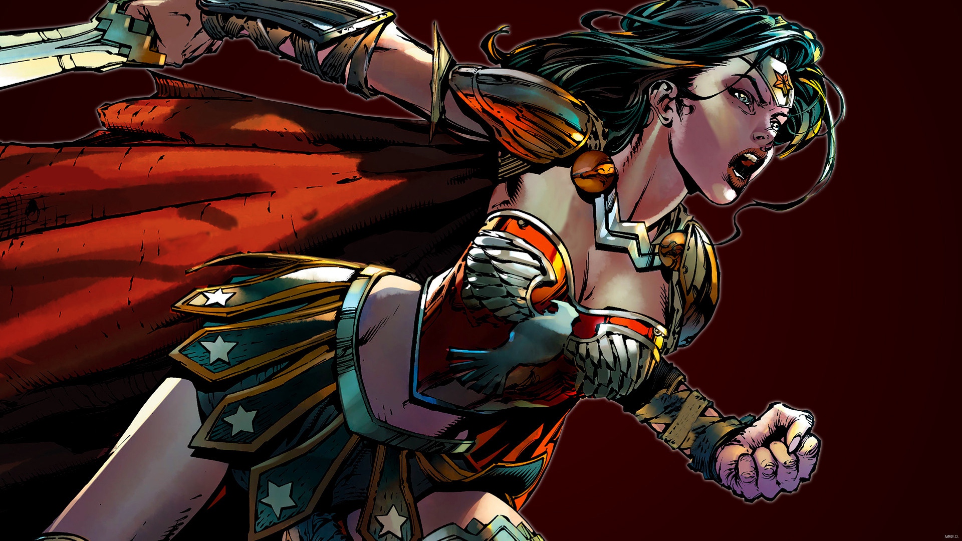 Wallpaper DC comics, wonder woman, superhero