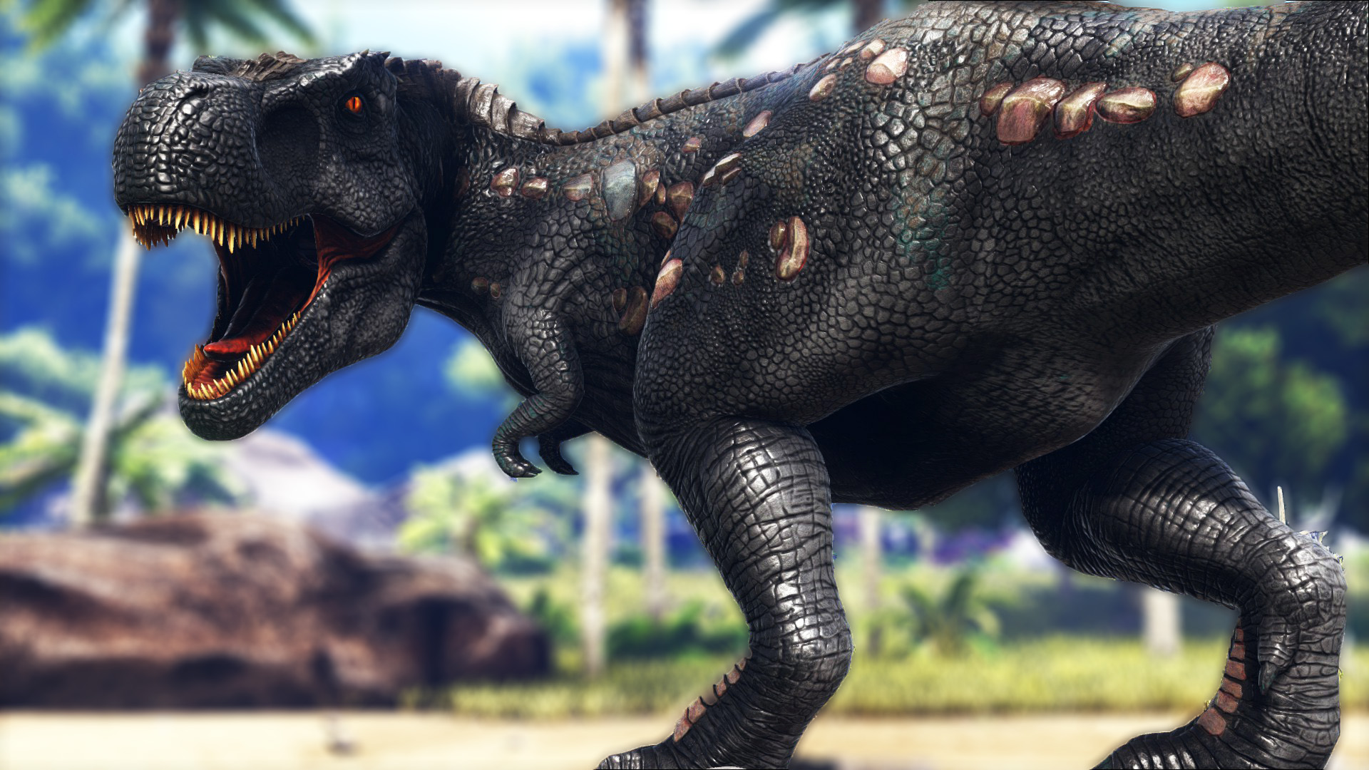 Wallpaper Ark: Survival Evolved video game, Dinosaur