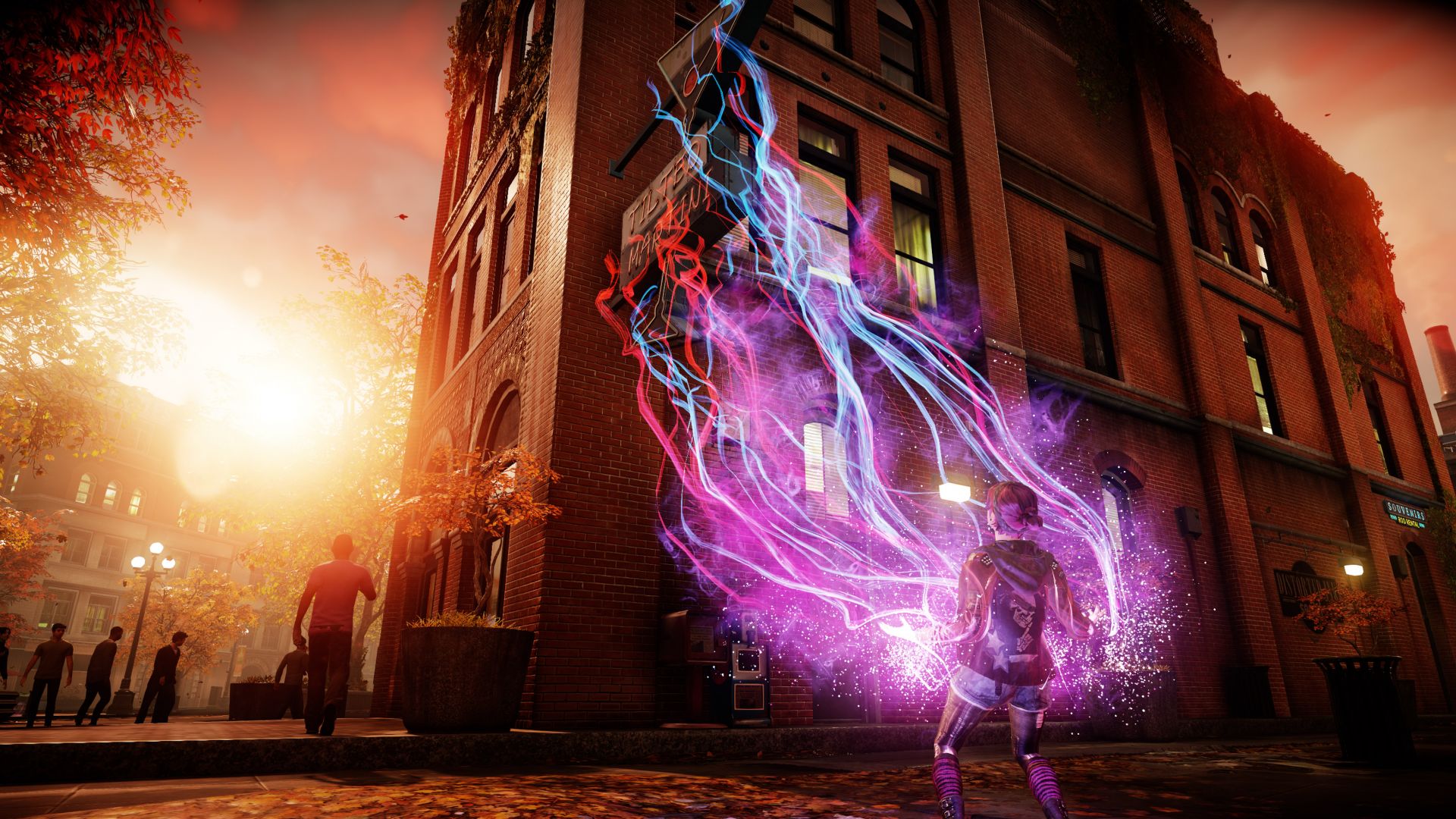 Wallpaper 2016 Infamous second son and first light game