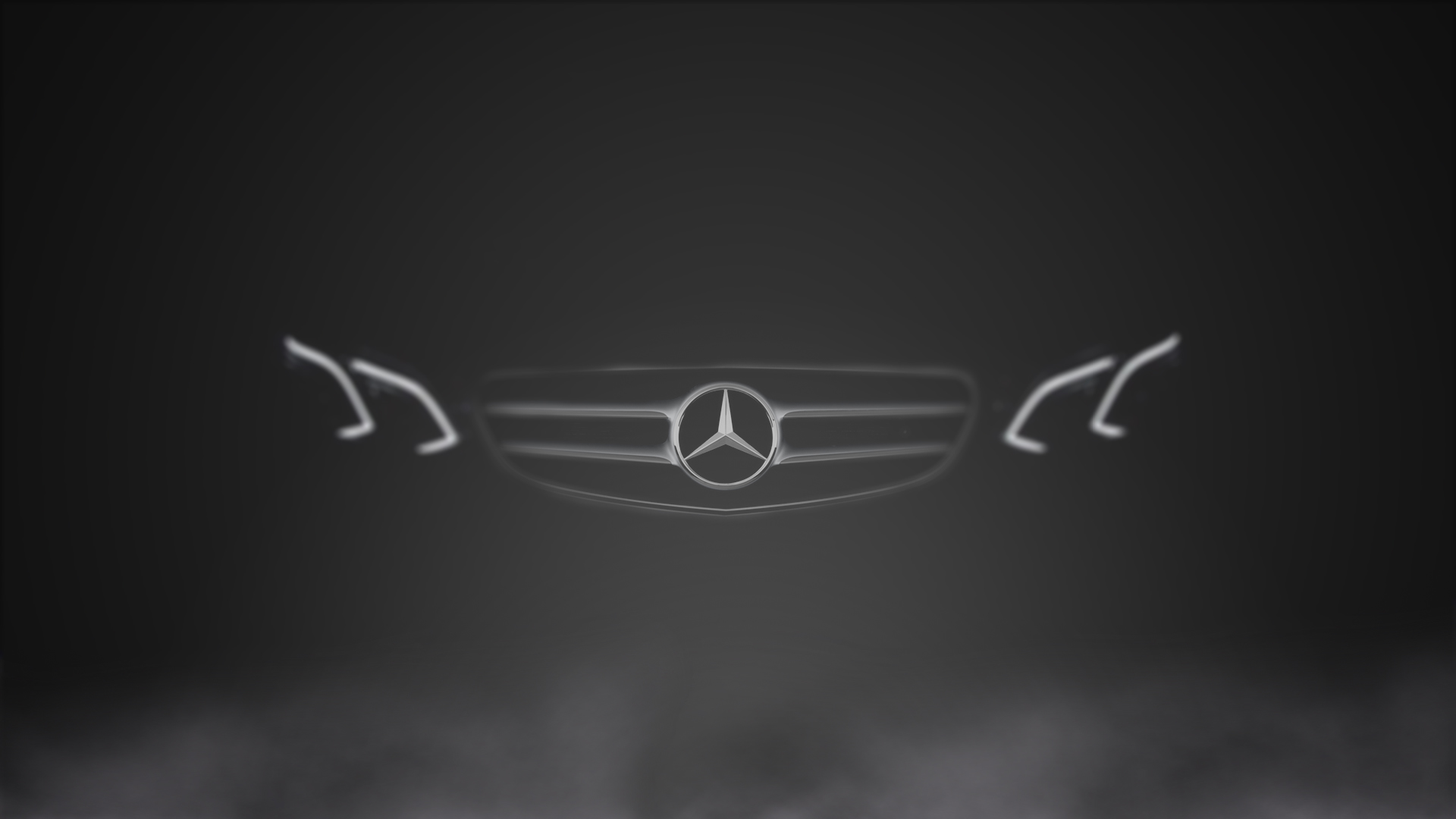 Wallpaper Mercedes-Benz,  car front view, minimal