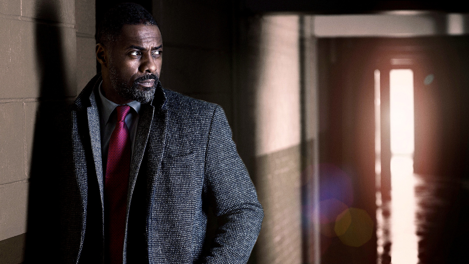 Wallpaper Actor, Idris Elba in Luther TV show